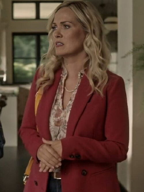 Mormon Mom Gone Wrong: The Ruby Franke Story Emilie Ullerup Red Blazer