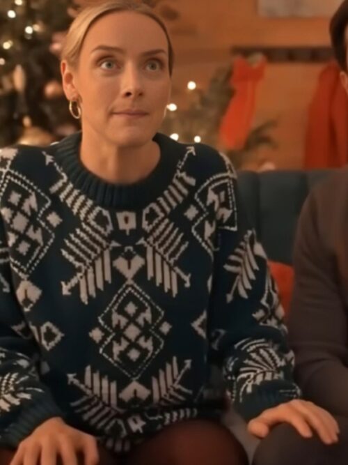 The Christmas Charade 2024 Rachel Skarsten Knitted Sweater