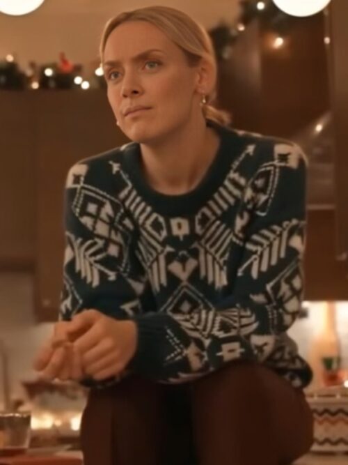 The Christmas Charade 2024 Rachel Skarsten Knitted Sweater