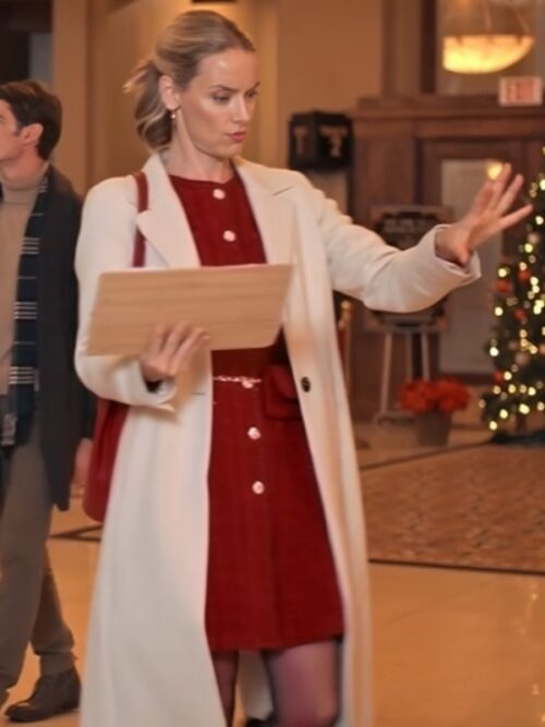 The Christmas Charade 2024 Rachel Skarsten White Coat