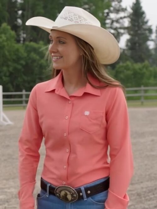 Heartland S18 Amber Marshall Pink Shirt