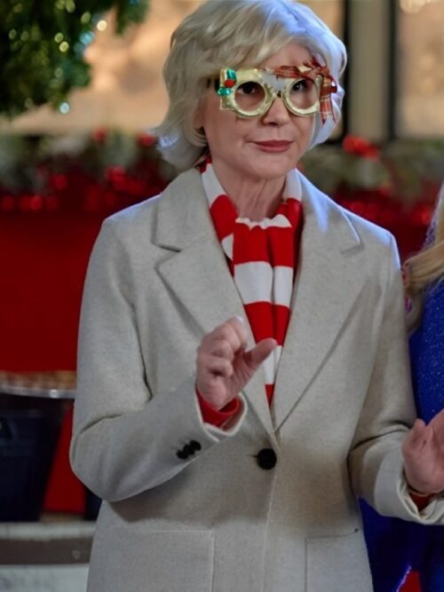 Holiday Mismatch 2024 Beth Broderick Long Coat