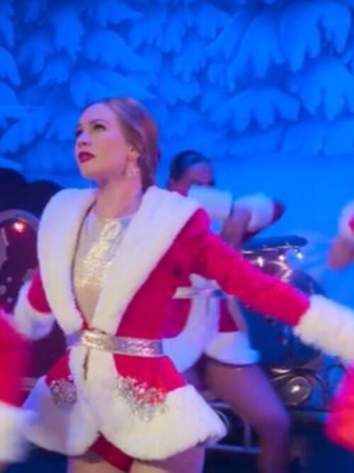 The Merry Gentlemen 2024 Britt Robertson Christmas Coat