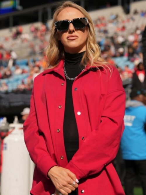 Brittany Mahomes Red Jacket