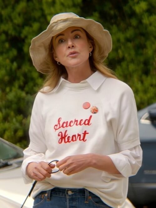 Shrinking S02 Christa Miller Sacred Heart Sweatshirt