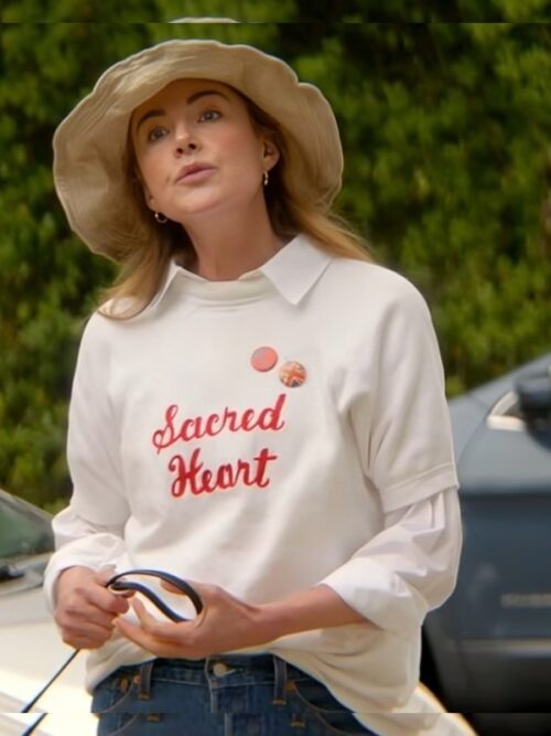 Shrinking S02 Christa Miller Sacred Heart Sweatshirt