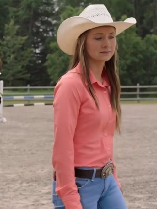 Heartland S18 Amber Marshall Pink Shirt