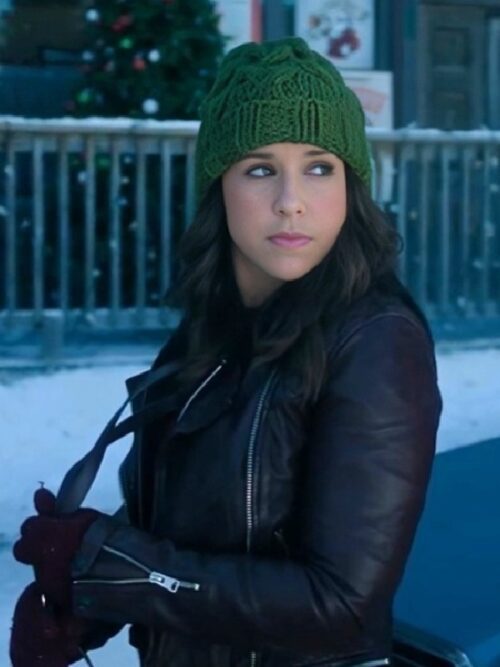 Hot Frosty 2024 Lacey Chabert Leather Jacket