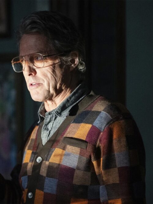 Heretic 2024 Hugh Grant Colorblock Cardigan