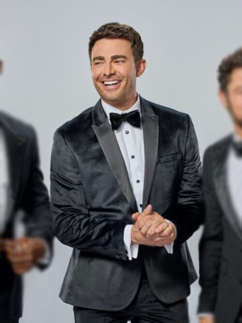 The Groomsmen Second Chances 2024 Jonathan Bennett Tuxedo Suit