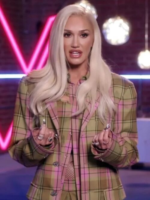 The Voice S026 Gwen Stefani Plaid Shirt