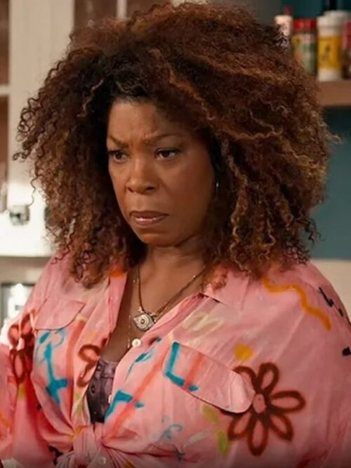 The Equalizer S5 Lorraine Toussaint Pink Shirt