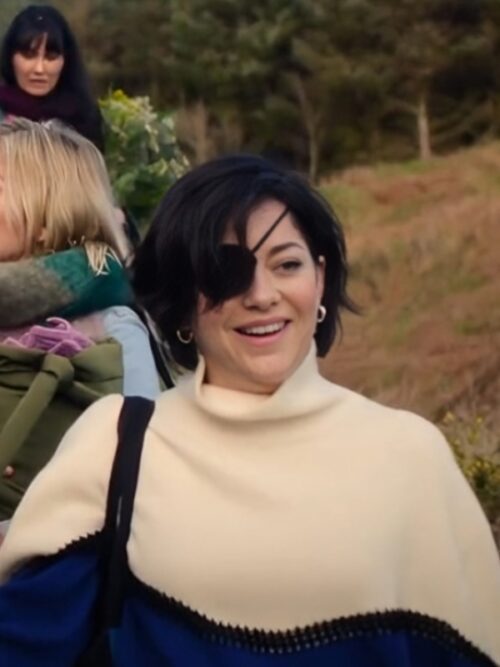 Bad Sisters S2 Sarah Greene Two-tone Turtleneck Sweater