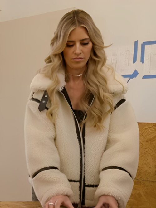 Christina In The Country S2 Christina Hall White Sherpa Jacket