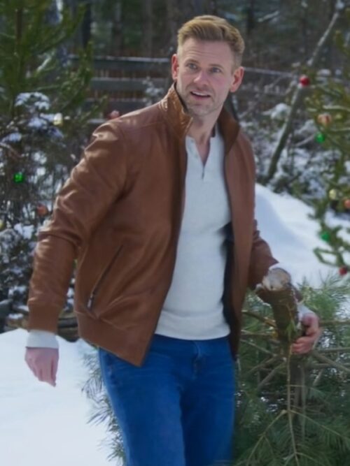 A Christmas Less Traveled Eric Johnson Brown Jacket