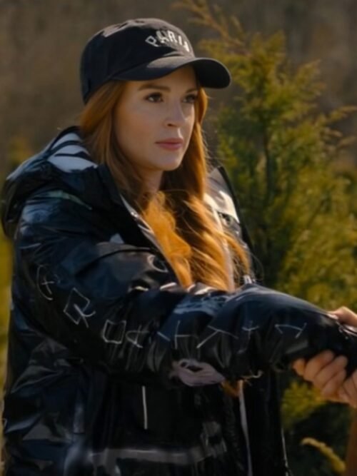 Our Little Secret 2024 Lindsay Lohan Puffer Jacket