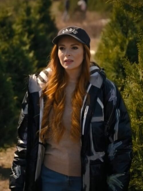 Our Little Secret 2024 Lindsay Lohan Puffer Jacket