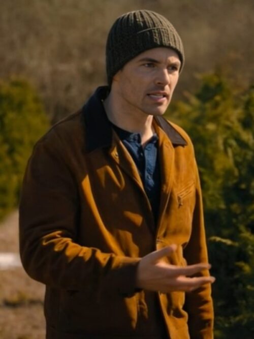 Our Little Secret 2024 Ian Harding Brown Jacket