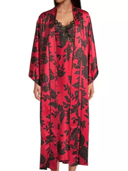 No Good Deed S1 Linda Cardellini Floral Print Robe