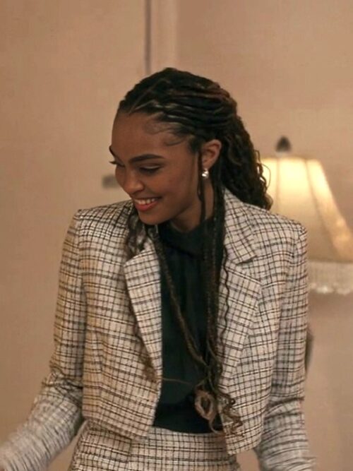 Brewster’s Millions: Christmas China Anne McClain Plaid Blazer