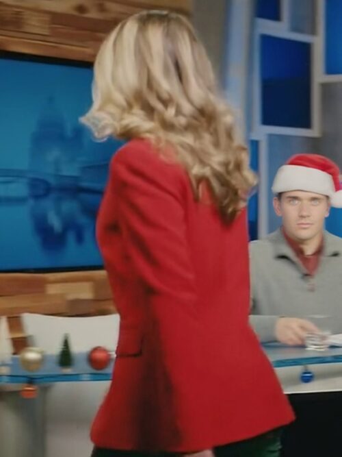 Our Christmas House Sabrina Orro Red Blazer