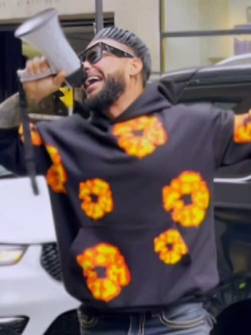 Jersey Shore Family Vacation S7 Pauly D Floral Printed Hoodie