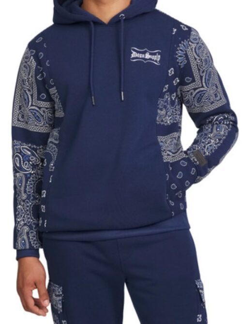 The Voice S26 Snoop Dogg Blue Paisley Print Hoodie