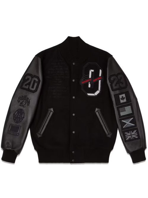 For All The Dogs Drake Varsity Jacket