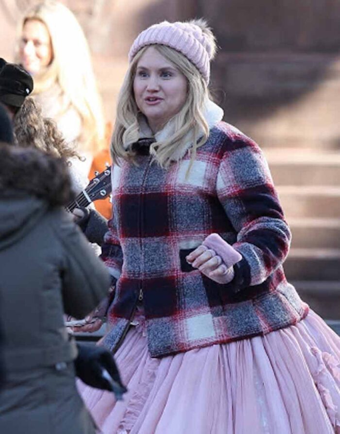 Godmothered Jillian Bell Plaid Jacket