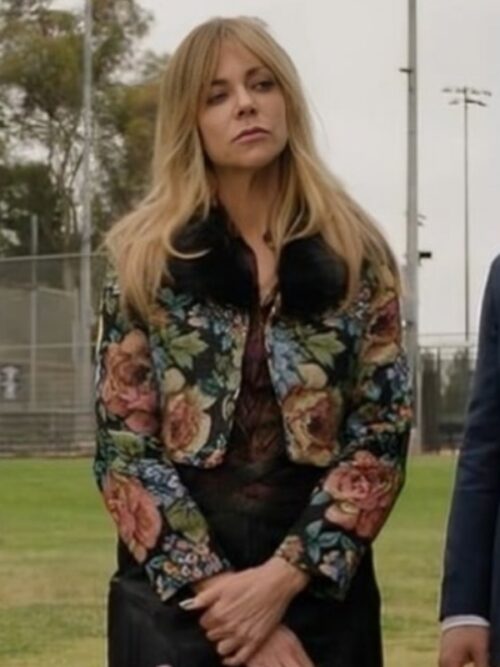 High Potential 2025 Kaitlin Olson Floral Cropped Jacket