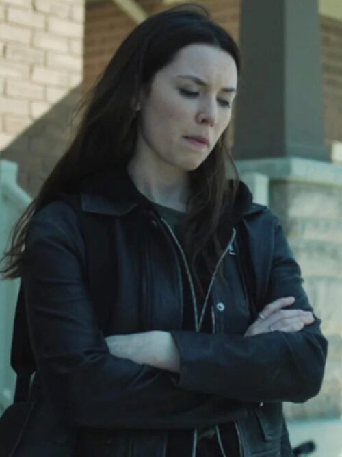 The Madness 2024 Lucie Simon Black Leather Jacket