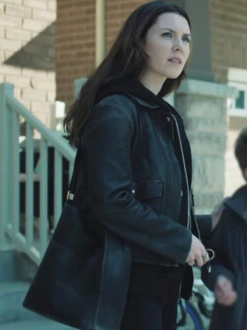 The Madness 2024 Lucie Simon Black Leather Jacket