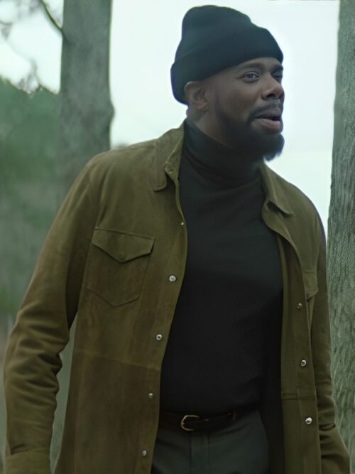 The Madness 2024 Colman Domingo Green Suede Jacket