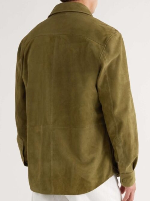 The Madness 2024 Colman Domingo Green Suede Jacket