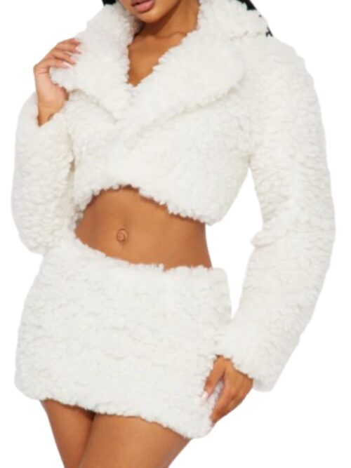 WWE Smackdown 2025 Jessica Woynilko Sherpa Jacket