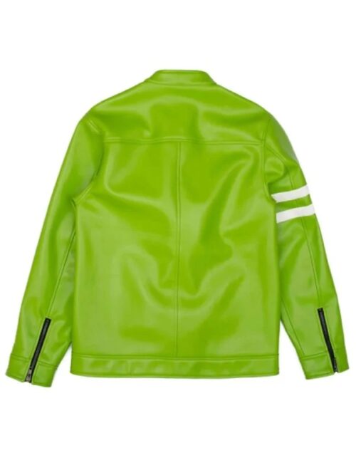 Ben 10 Green Leather Jacket For Men & Women