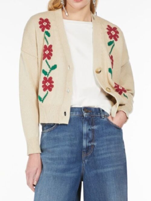 Bridget Jones Mad About the Boy Renée Zellweger Floral Cardigan