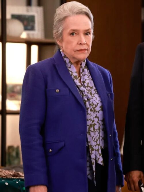 Matlock S1 Kathy Bates Blue Tweed Blazer