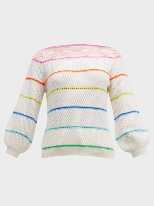 Sweet Magnolias S4 JoAnna Swisher Rainbow Striped Sweater