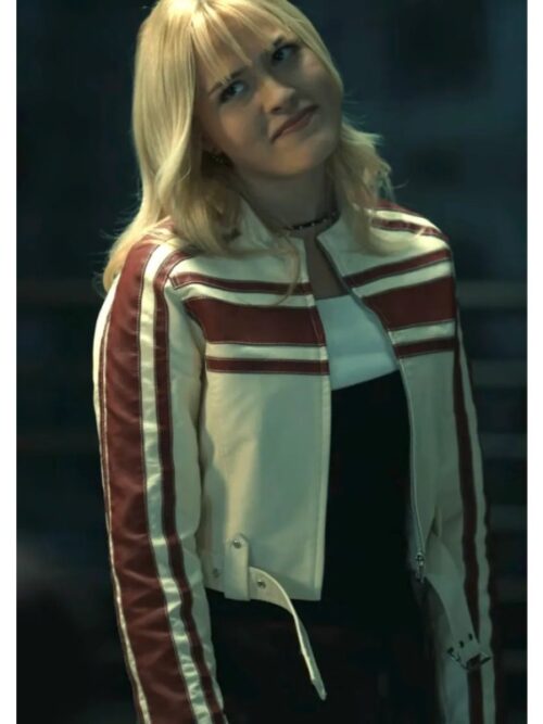 Sweet Magnolias S4 Tommi Rose Leather Moto Jacket