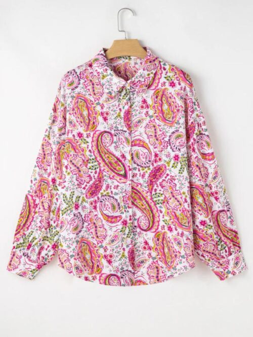 Baylen Out Loud 2025 Baylen Dupree Floral Paisley Print Shirt