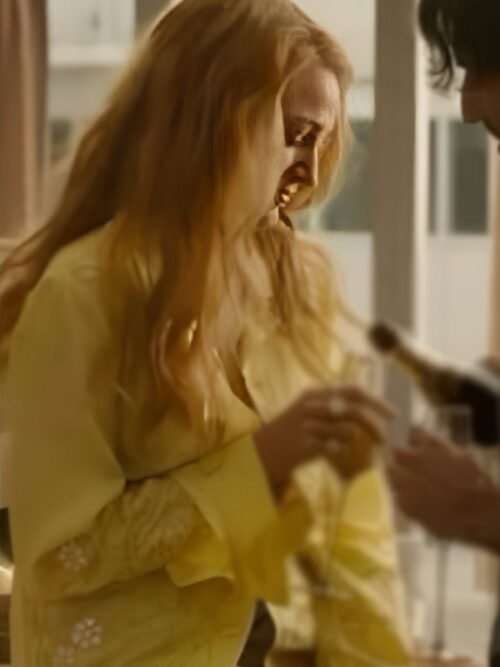 Blake Lively Movie It Ends With Us 2024 Lily Bloom Yellow Floral Shirt