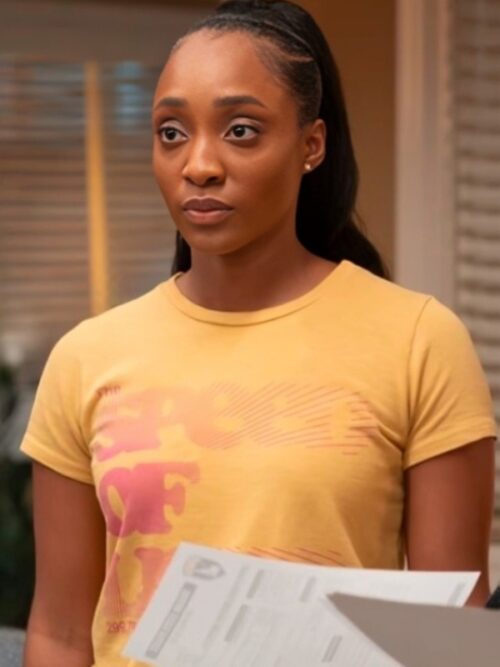 Iantha Richardson Will Trent Season 3 Speed of Light Yellow Tee