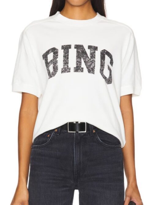 The Flip Off S1 Christina Hall White BING Print T-Shirt