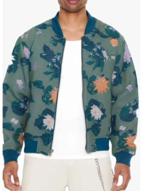 The Voice Season 27 Jay Ammo Floral Print Bomber Jacket