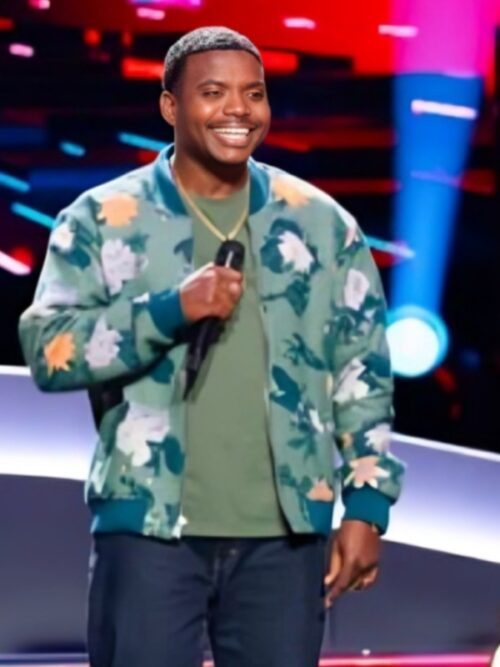 The Voice Season 27 Jay Ammo Floral Print Bomber Jacket