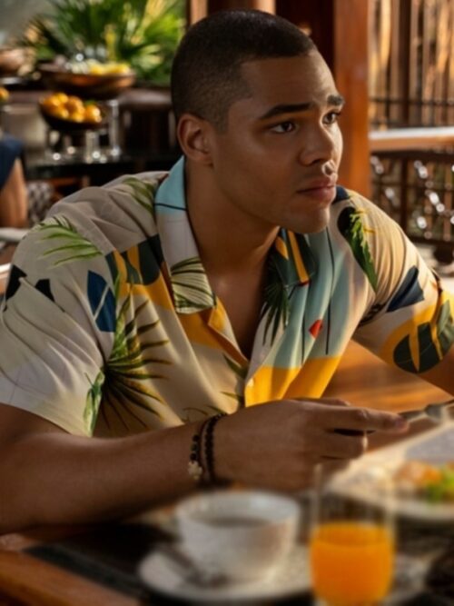 The White Lotus S3 Nicholas Duvernay Printed Shirt