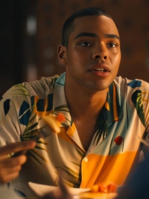 The White Lotus S3 Nicholas Duvernay Printed Shirt