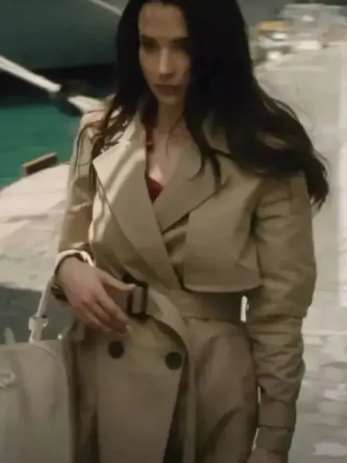 Emma Film Polar Opposites 2025 Rhiannon Fish Trench Coat