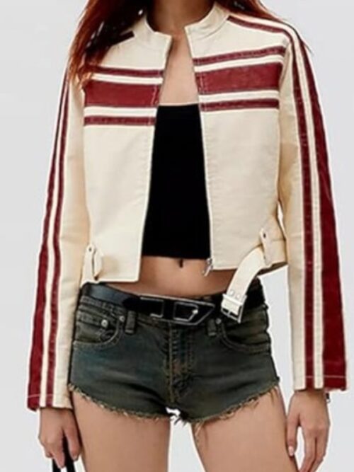 Sweet Magnolias S4 Tommi Rose Leather Moto Jacket